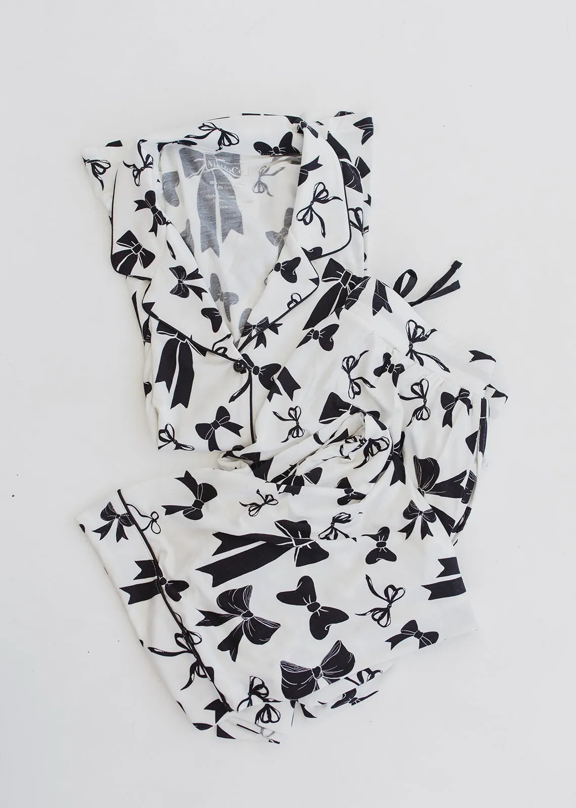 Black & White Bows Sleepwear