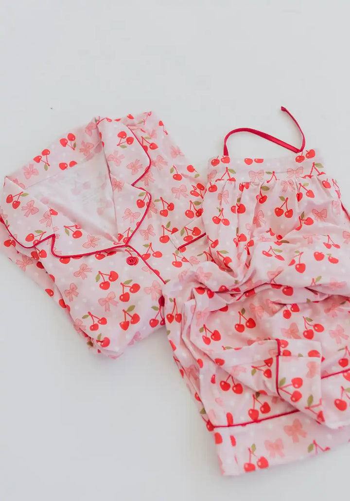 Pink Cherries & Bows Sleepwear