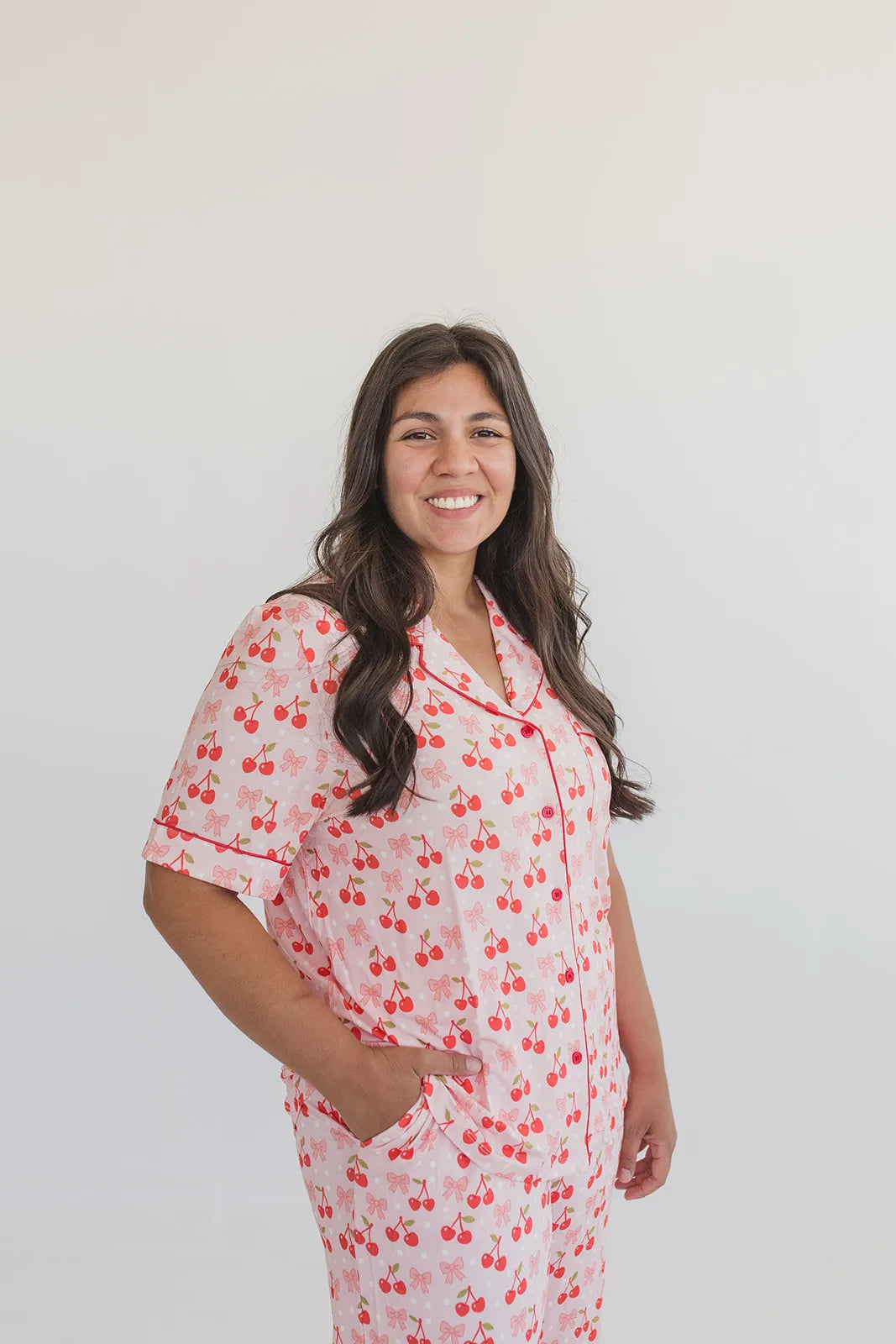 Pink Cherries & Bows Sleepwear