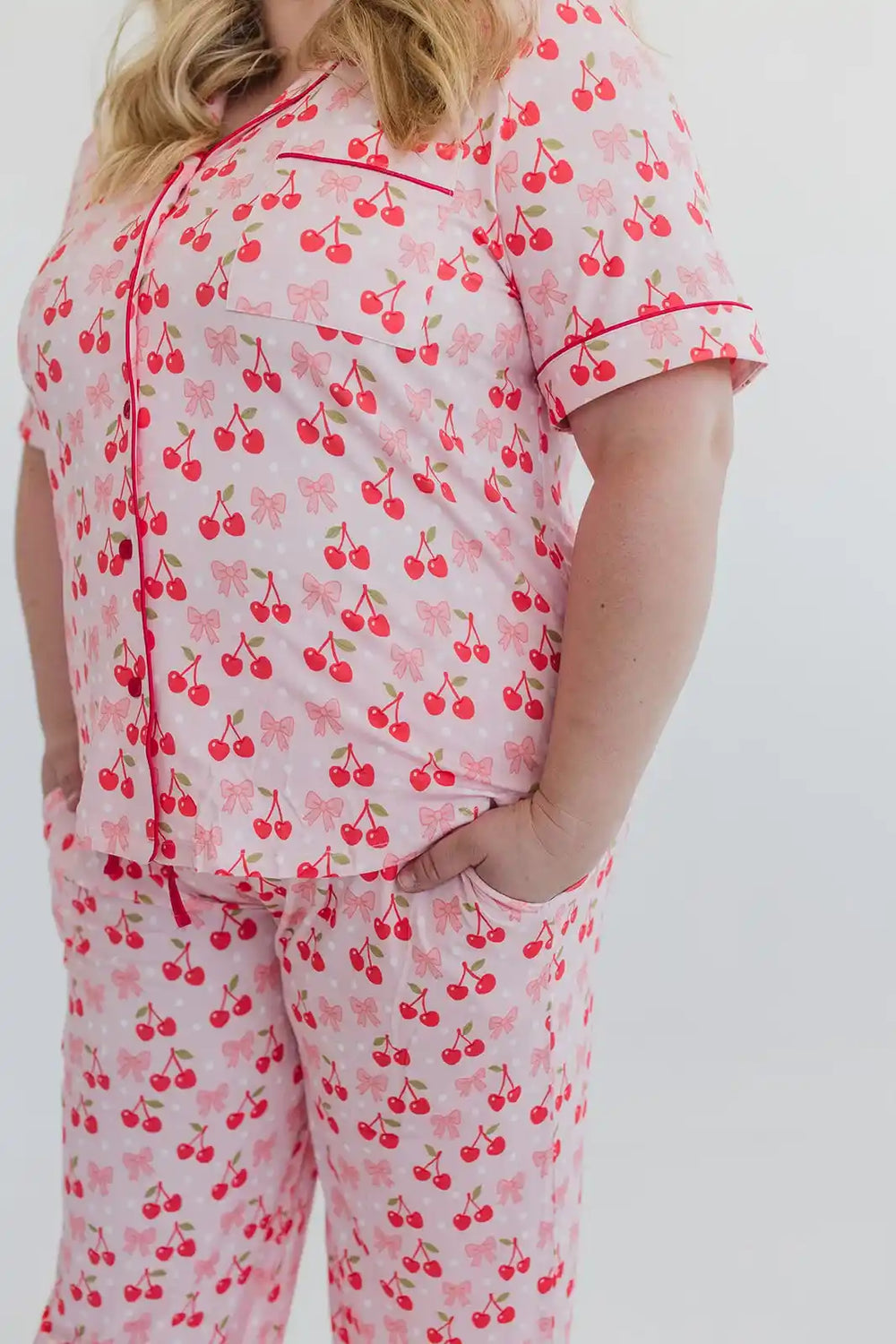 Pink Cherries & Bows Sleepwear